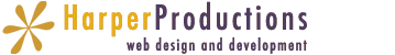 Harper Productions Web Design